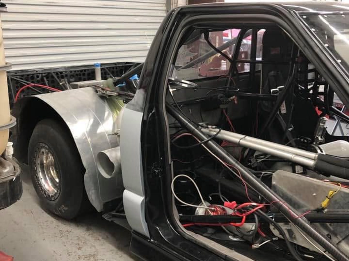 Structural chassis and roll cage work on a vehicle at Superior Collision in Brownsville, TX
