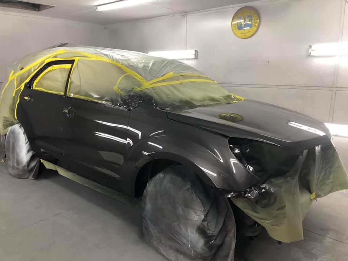 Hidden structural damage behind a bumper cover found during a collision repair in Brownsville, TX