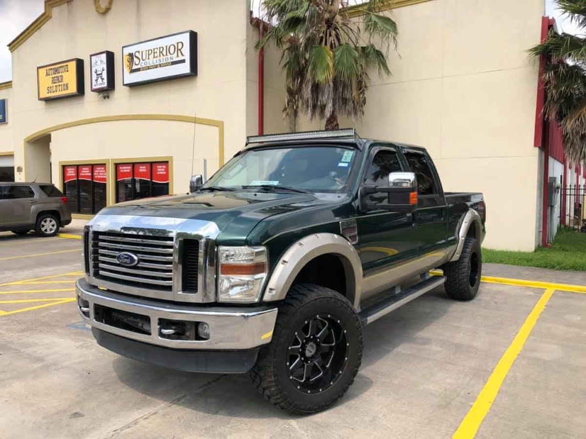The Superior Collision auto body shop on Paredes Line Road in Brownsville, TX